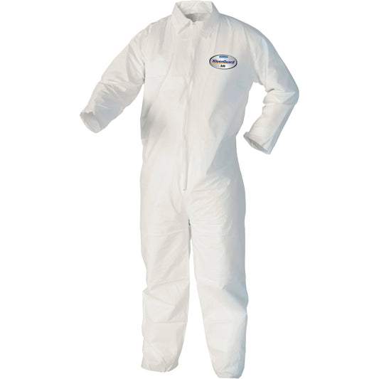 Ansell Kleenguard™ A40 Coveralls, Medium, White, Polypropylene