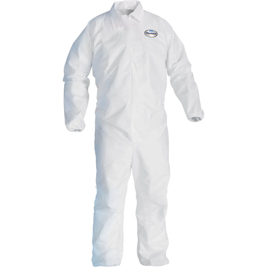 Ansell Kleenguard™ A40 Coveralls, 3X-Large, White, Microporous