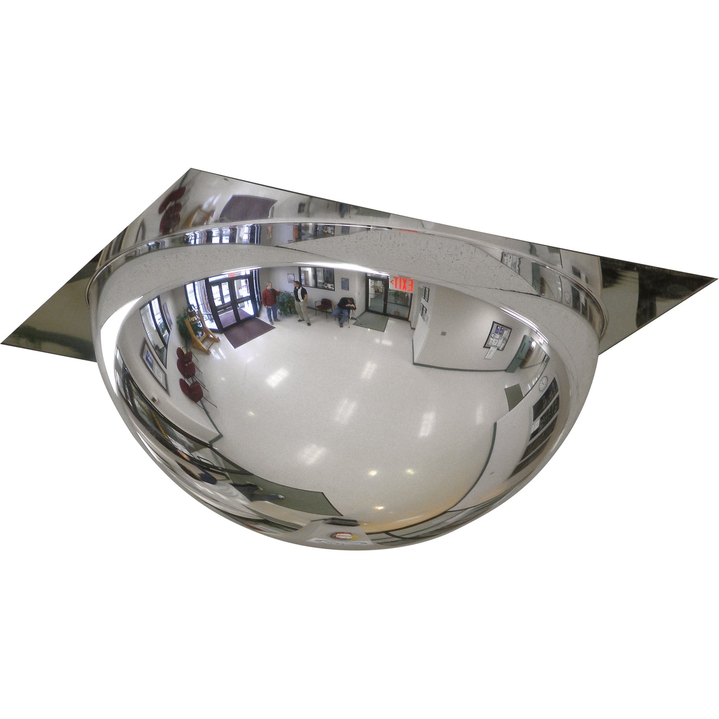Zenith Safety Products Drop-In Ceiling Panel Dome, Full Dome, Open Top, 24" Diameter