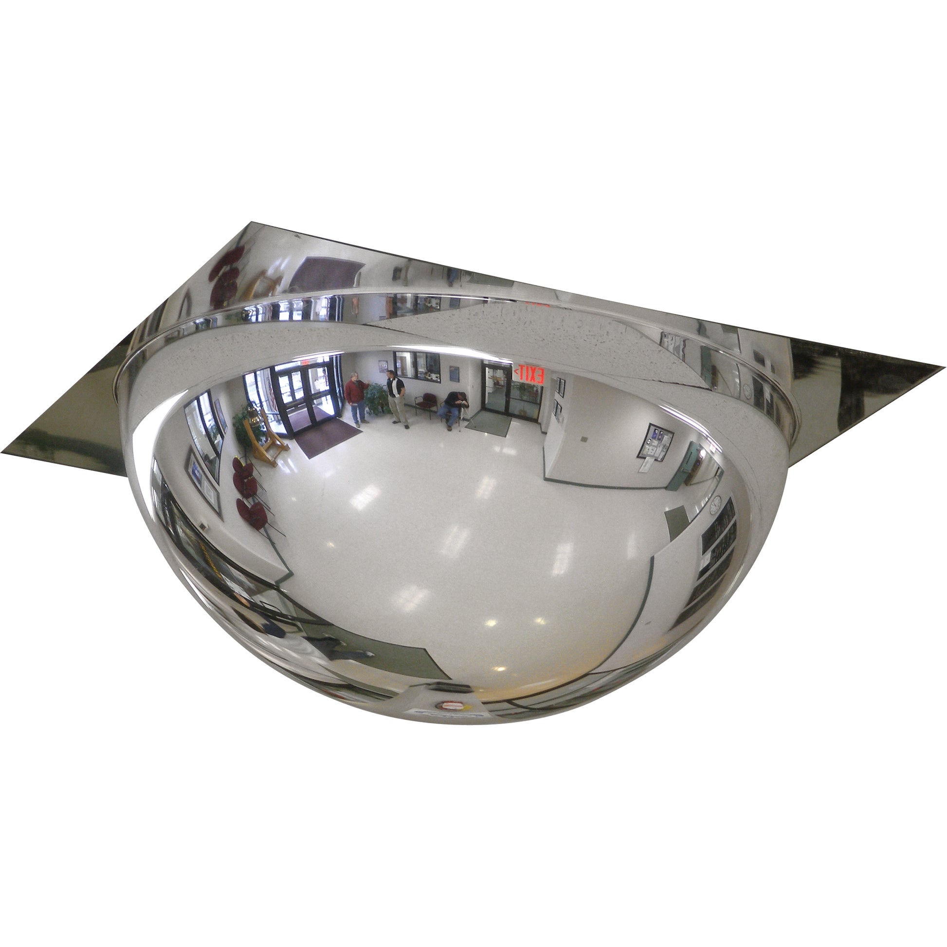 Zenith Safety Products Drop-In Ceiling Panel Dome, Full Dome, Open Top, 24" Diameter