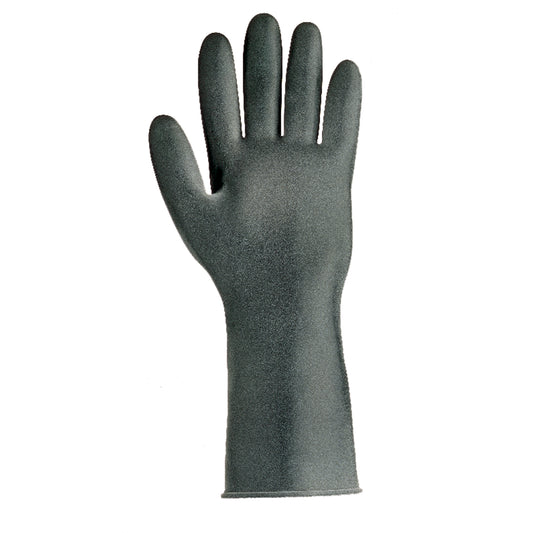 Showa Heavyweight Gloves, Size X-Large/10, 14" L, Butyl Rubber, 30-mil