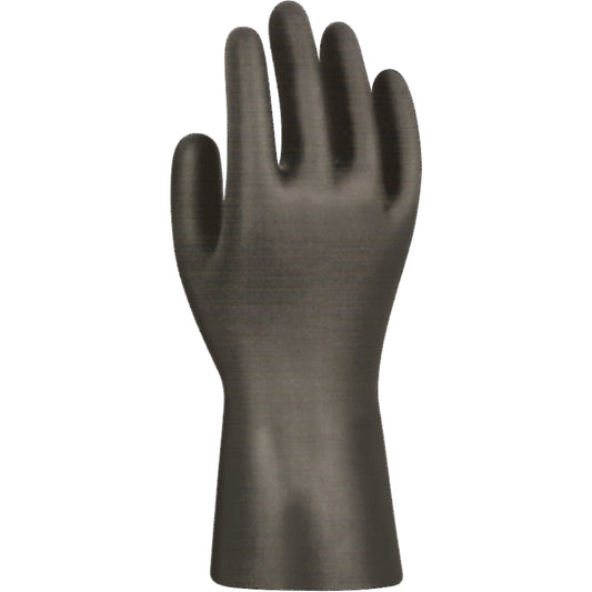 Showa Nighthawk Defender™ Gloves, 10/X-Large, Nitrile, 6-mil, Powder-Free, Black