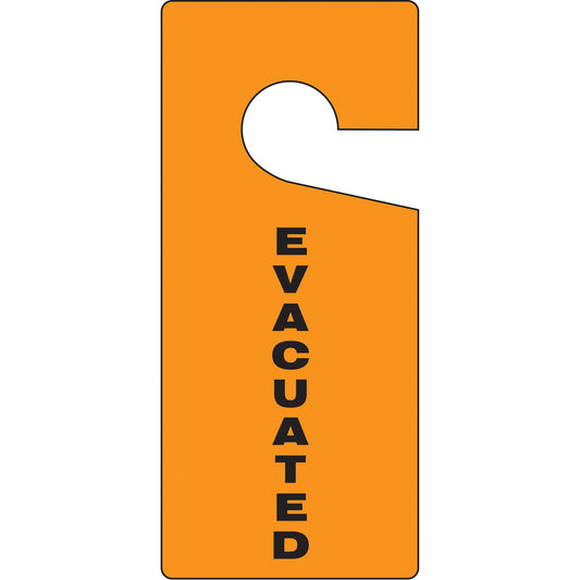 Accuform Signs Door Knob Safety Tags, Plastic, 4" W x 9" H, English