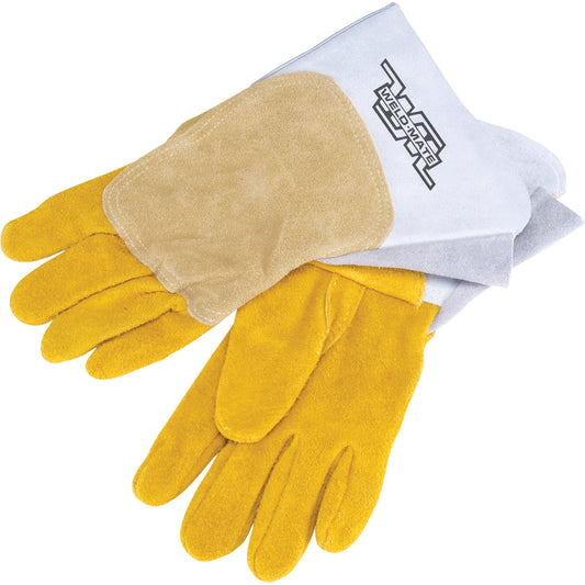 Weld-Mate Pipeliner Welding Gloves, Split Cowhide, Size Large
