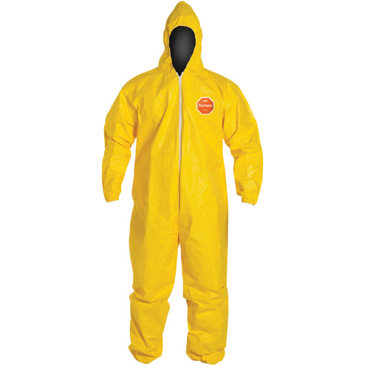 Dupont Personal Protection Tychem® 2000 Coveralls, Large, Yellow