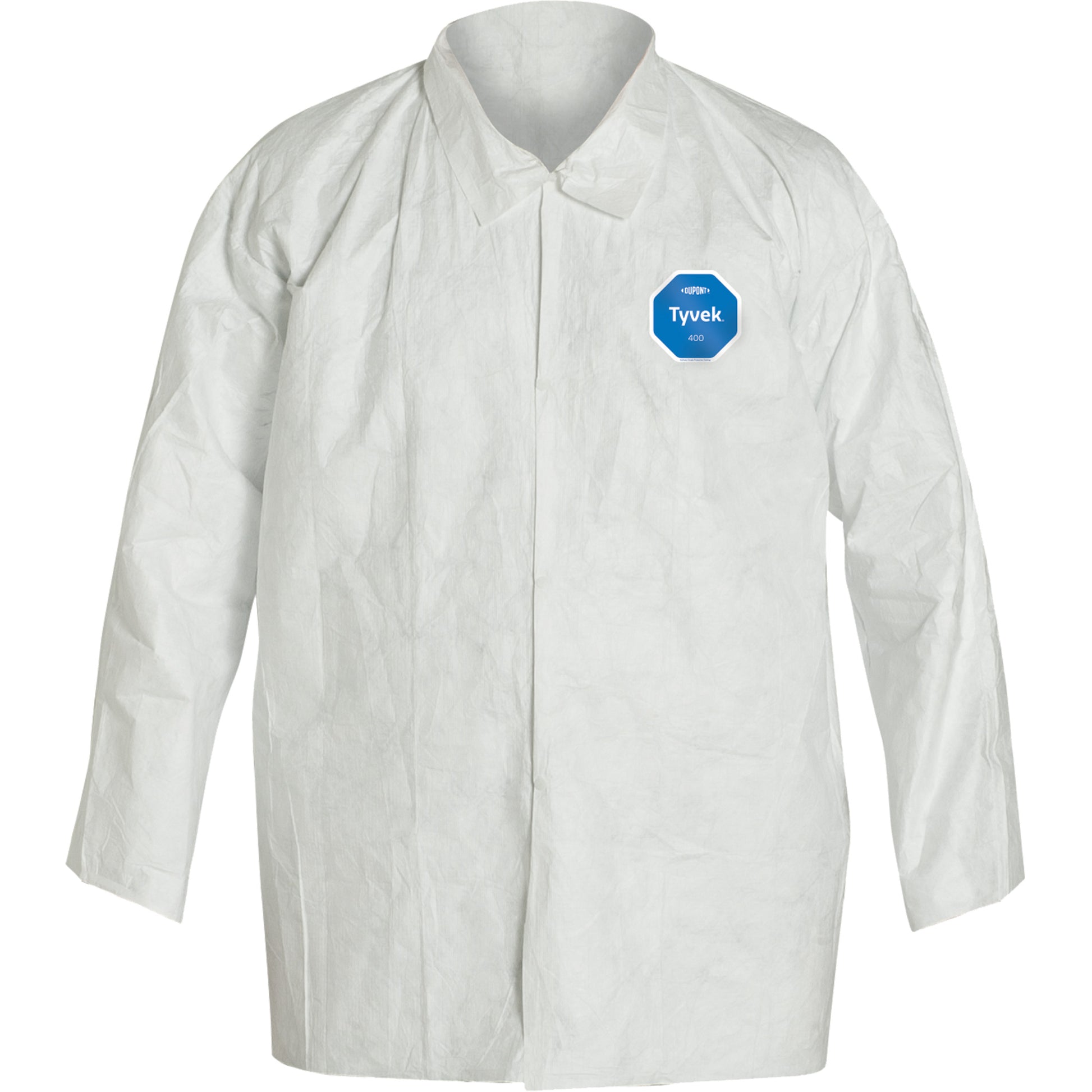 Dupont Personal Protection Shirt, Tyvek® 400, X-Large, White