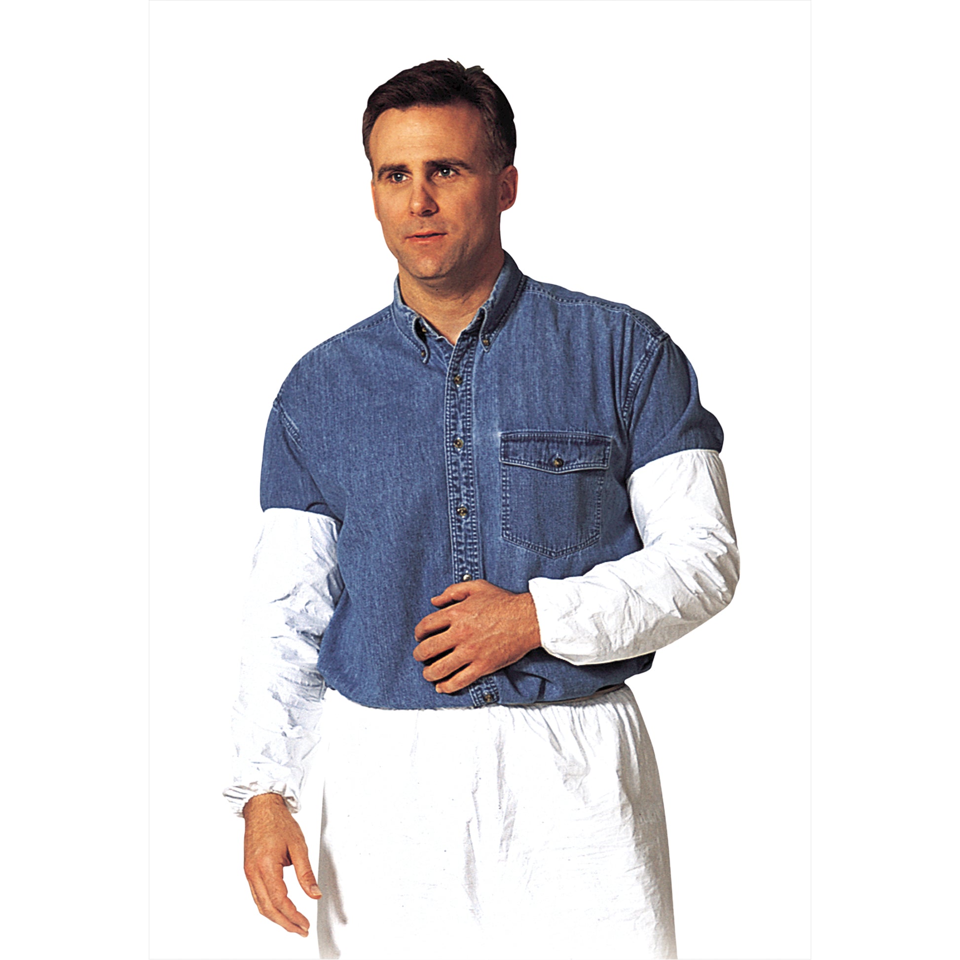 Dupont Personal Protection Sleeves, 18" long, Tyvek® 400, White