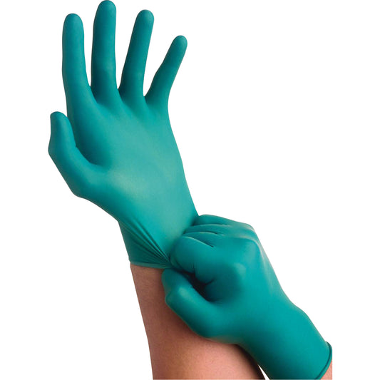 Ansell TouchNTuff® 92-600 Gloves, Large, Nitrile, 5-mil, Powder-Free, Green