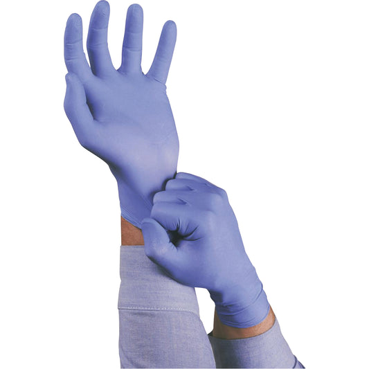 Ansell TouchNTuff® 92-675 Gloves, Large, Nitrile, 5-mil, Powder-Free, Blue