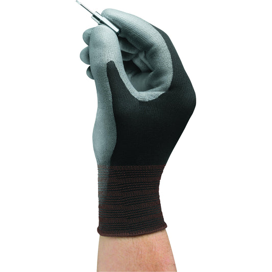 Ansell Hyflex® 11-601 Gloves, 9/Large, Polyurethane Coating, 15 Gauge, Nylon Shell