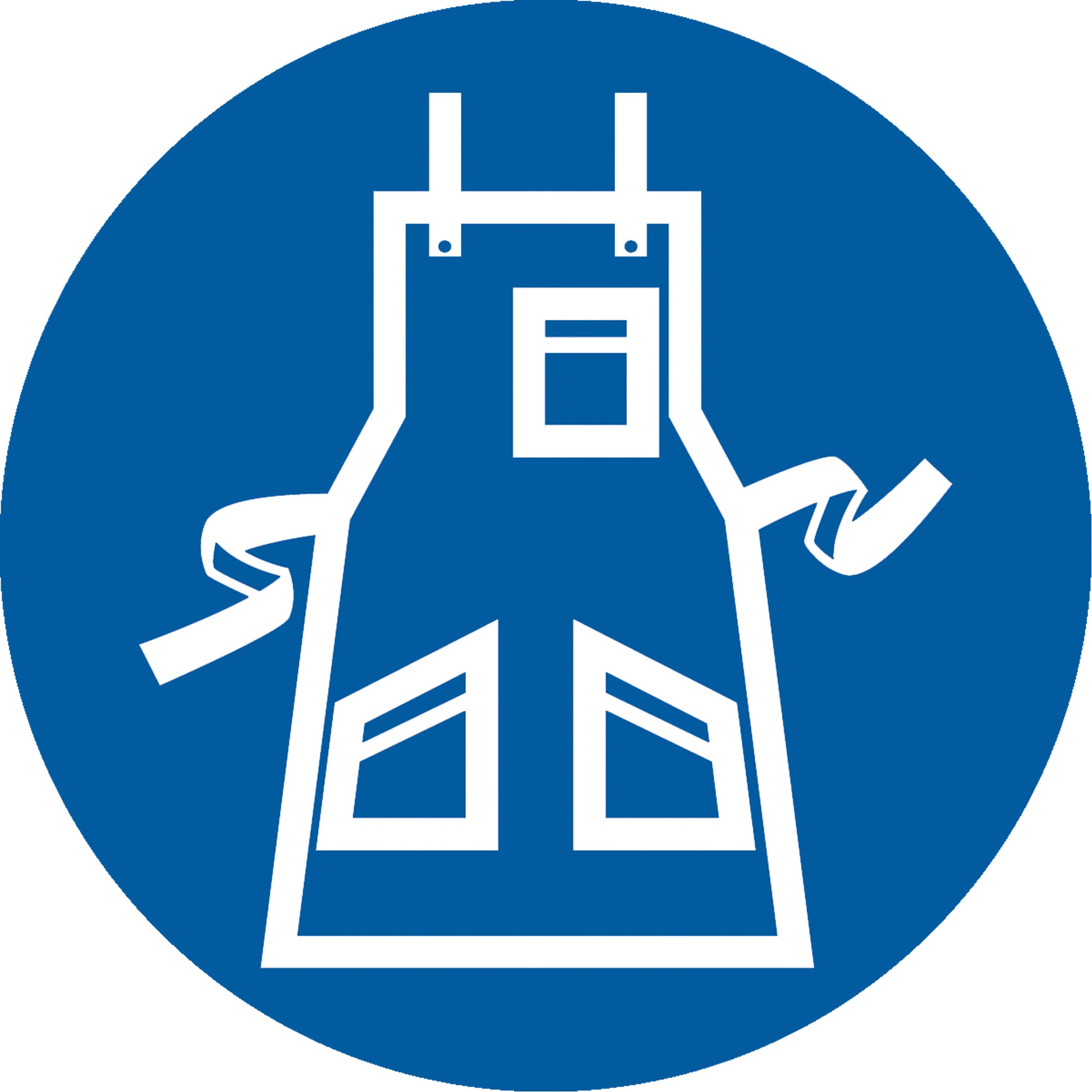 Accuform Signs PPE Pictogram Labels, Vinyl, Roll, 2" L x 2" W