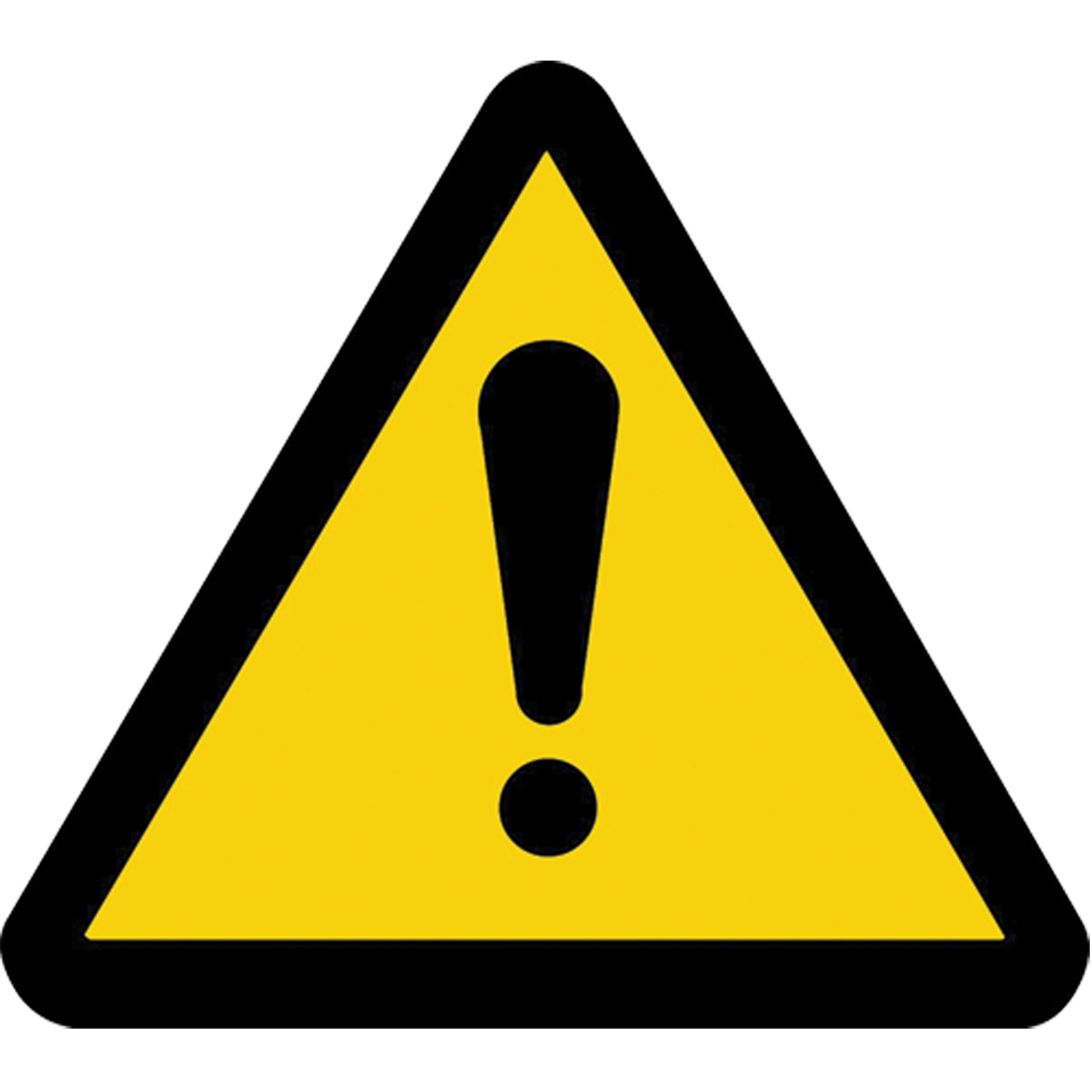 Accuform Signs General Warning ISO Warning Safety Labels, 2" x 2", Vinyl, Pictogram
