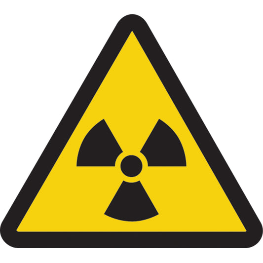 Accuform Signs Radioactive ISO Warning Safety Labels, 4" x 4", Vinyl, Pictogram