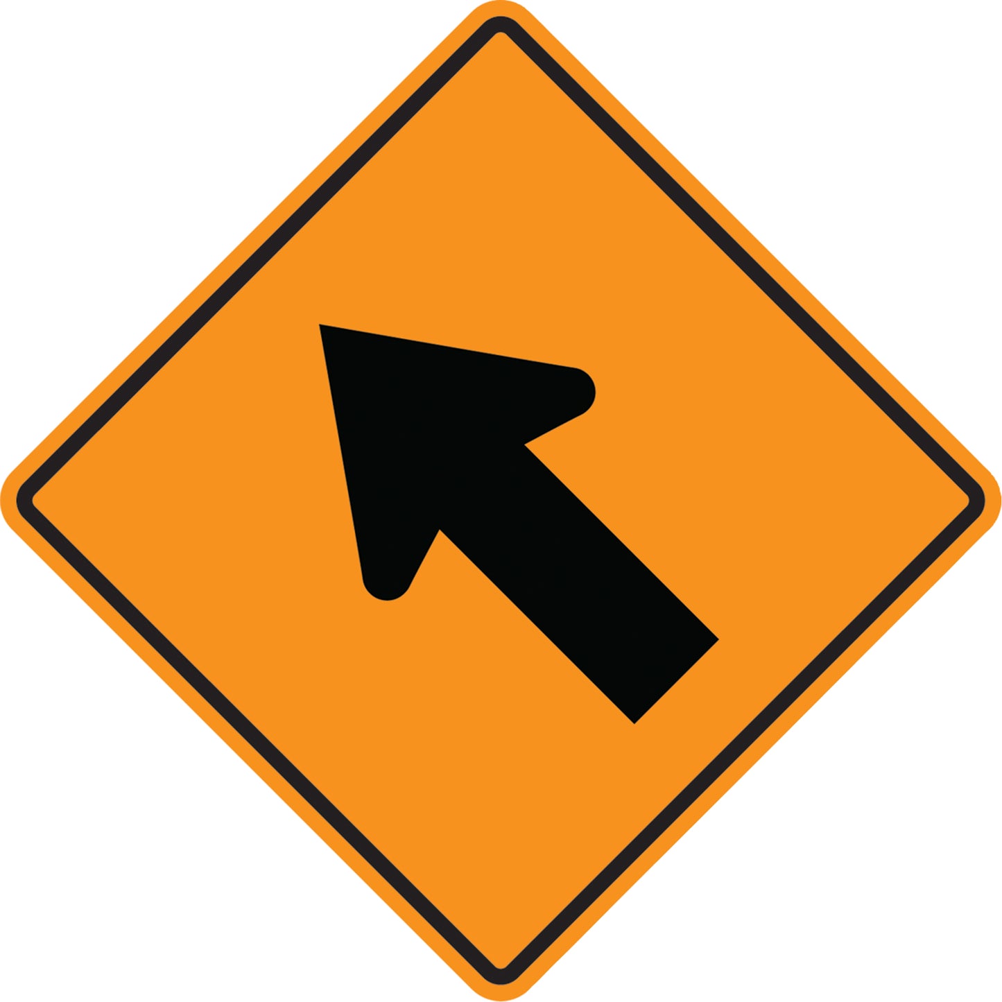 Accuform Signs Closed Lane Temporary Conditions Sign, 36" x 36", Aluminum, Pictogram