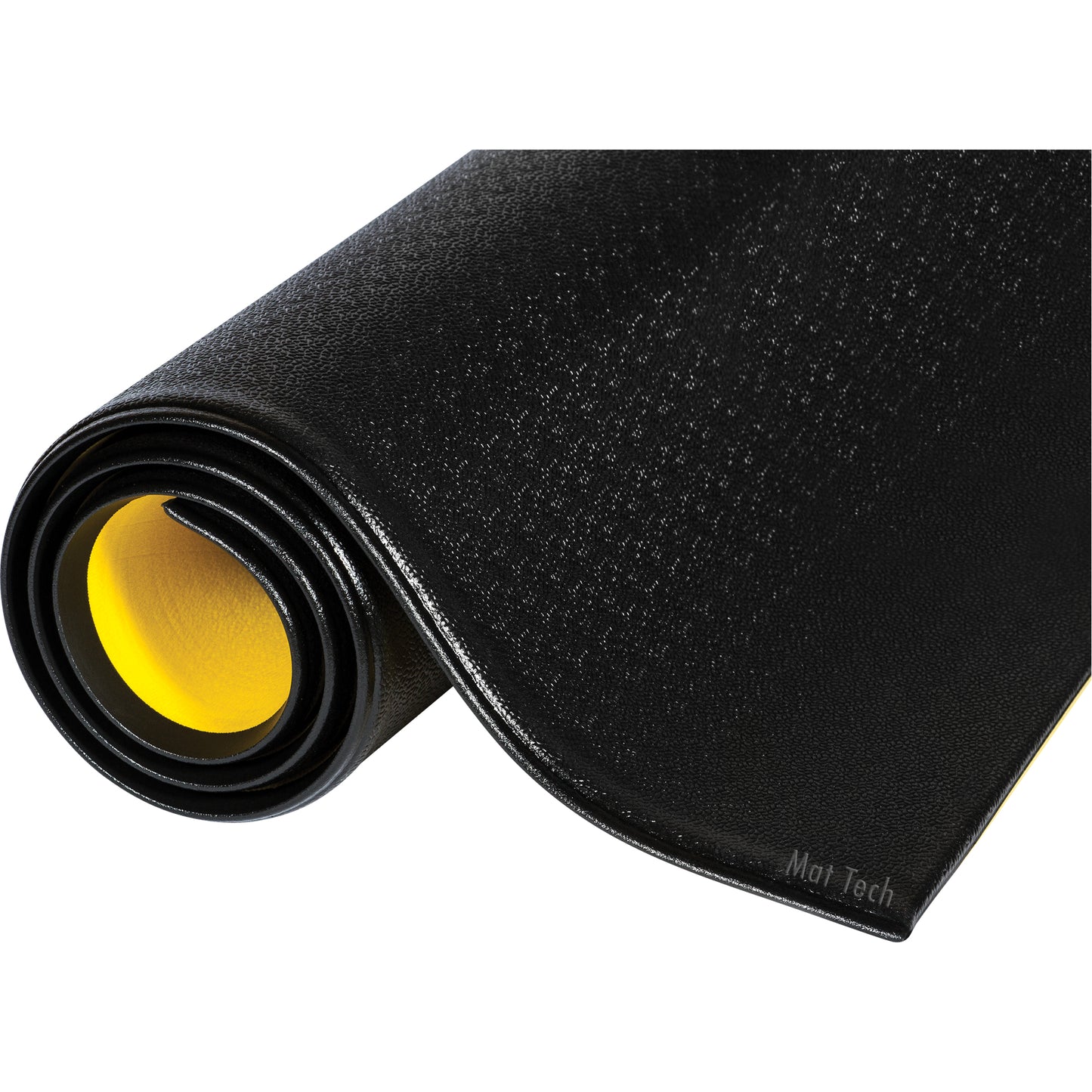 Mat Tech Wear-Bond™ Tuff-Spun® Mats, Pebbled, 2' x 3' x 9/16", Black, PVC Sponge