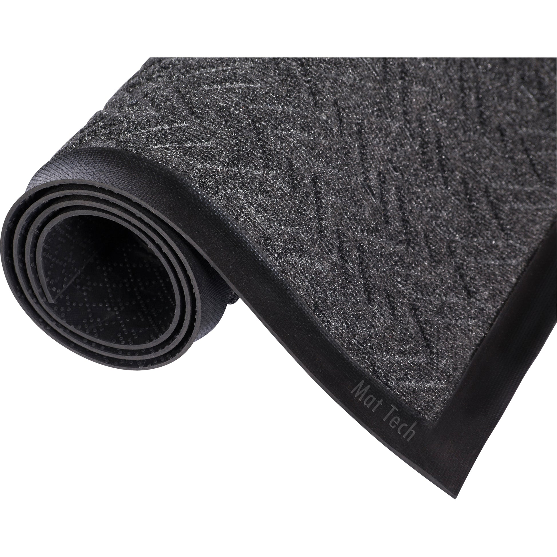 Mat Tech Ecoplus™ Matting, Scraper/Wiper, 4' x 6' x 3/8", Charcoal