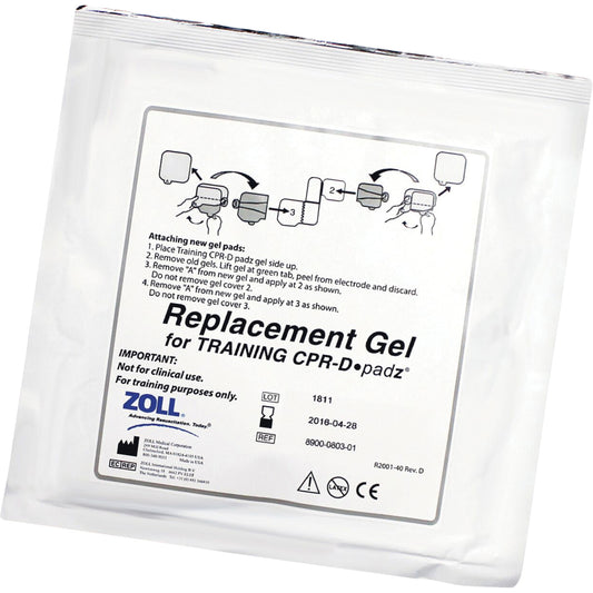 Zoll Training CPR-D-Padz® Replacement Adhesive Gels, Zoll AED Plus® For, Non-Medical