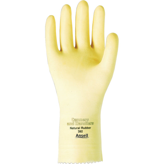 Ansell VersaTouch® 392 Gloves, Size 7.5, 12" L, Rubber Latex, 20-mil