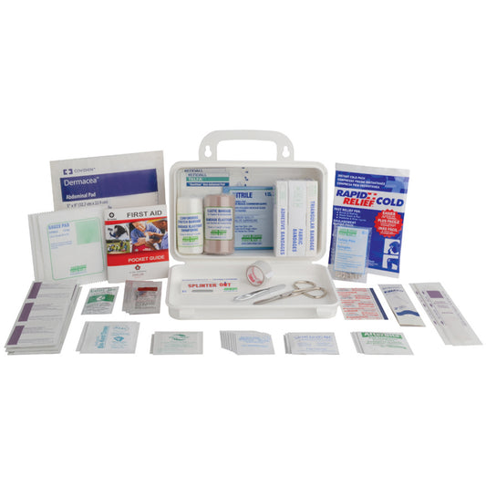 Safecross Multipurpose First Aid Kits, Class 1 Medical Device, Plastic Box
