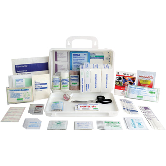 Safecross Sports First Aid Kits, Class 1 Medical Device, Plastic Box