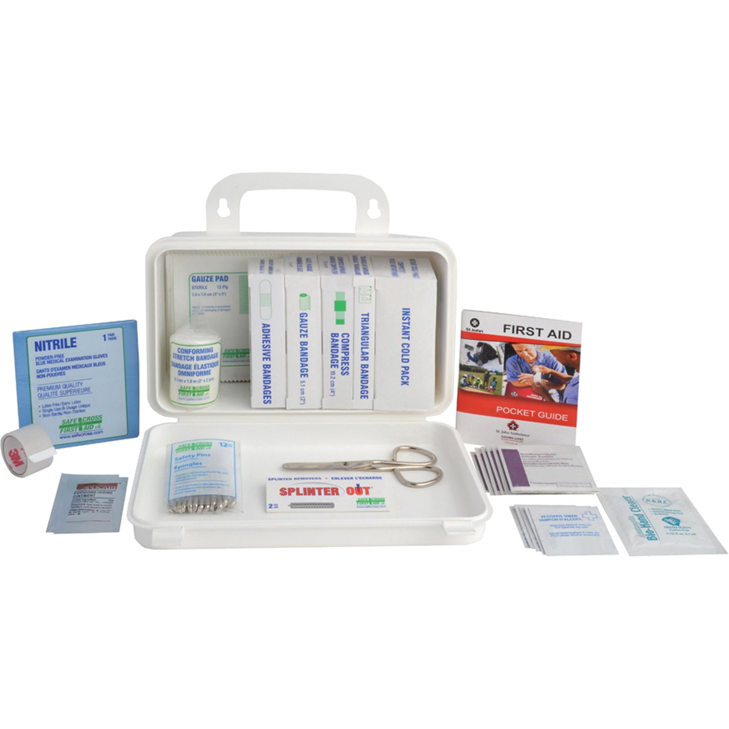 Safecross Ontario Specialty Kit - Truck First Aid Kit, Class 1 Medical Device, Metal Box