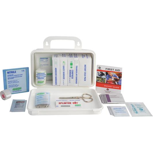 Safecross Ontario Specialty Kit - Truck First Aid Kit, Class 1 Medical Device, Metal Box