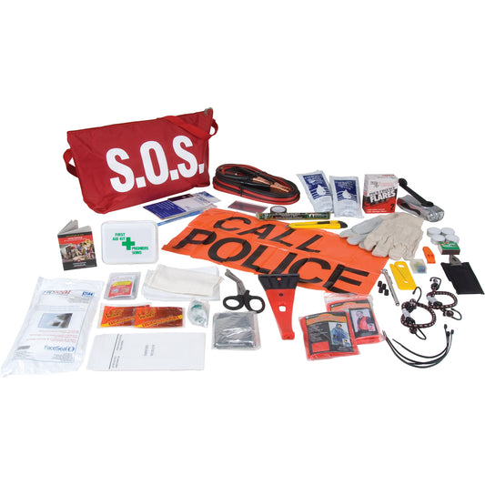 Safecross S.O.S. Distress First Aid Kits, Class 1 Medical Device, Nylon Bag