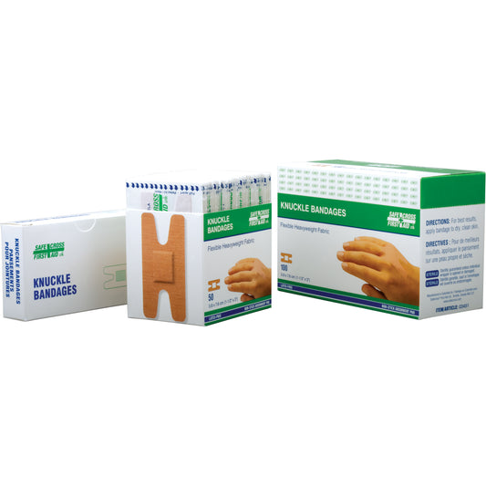Safecross Dressings, Knuckle, 3", Fabric, Sterile