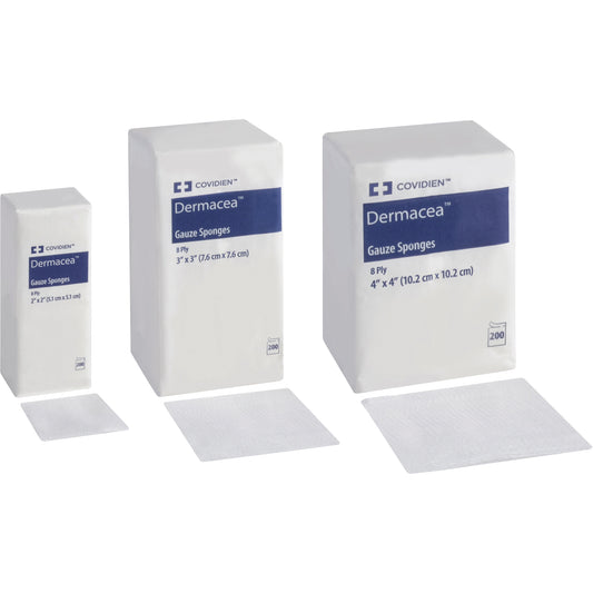 Safecross Gauze Sponges, Pad, 2" L x 2" W, Medical Device Class 1