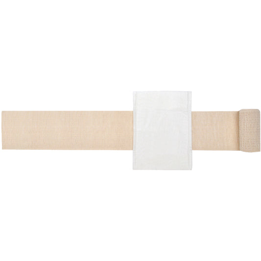Safecross Compress Bandages, Crepe Tails, Cut to Size L x 4-1/2" W