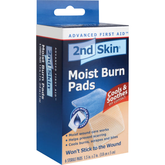  2nd Skin® Moist Burn Pads, 1-1/2" x 2", Class 2