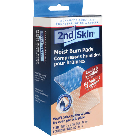  2nd Skin® Moist Burn Pads, 2" x 3", Class 2