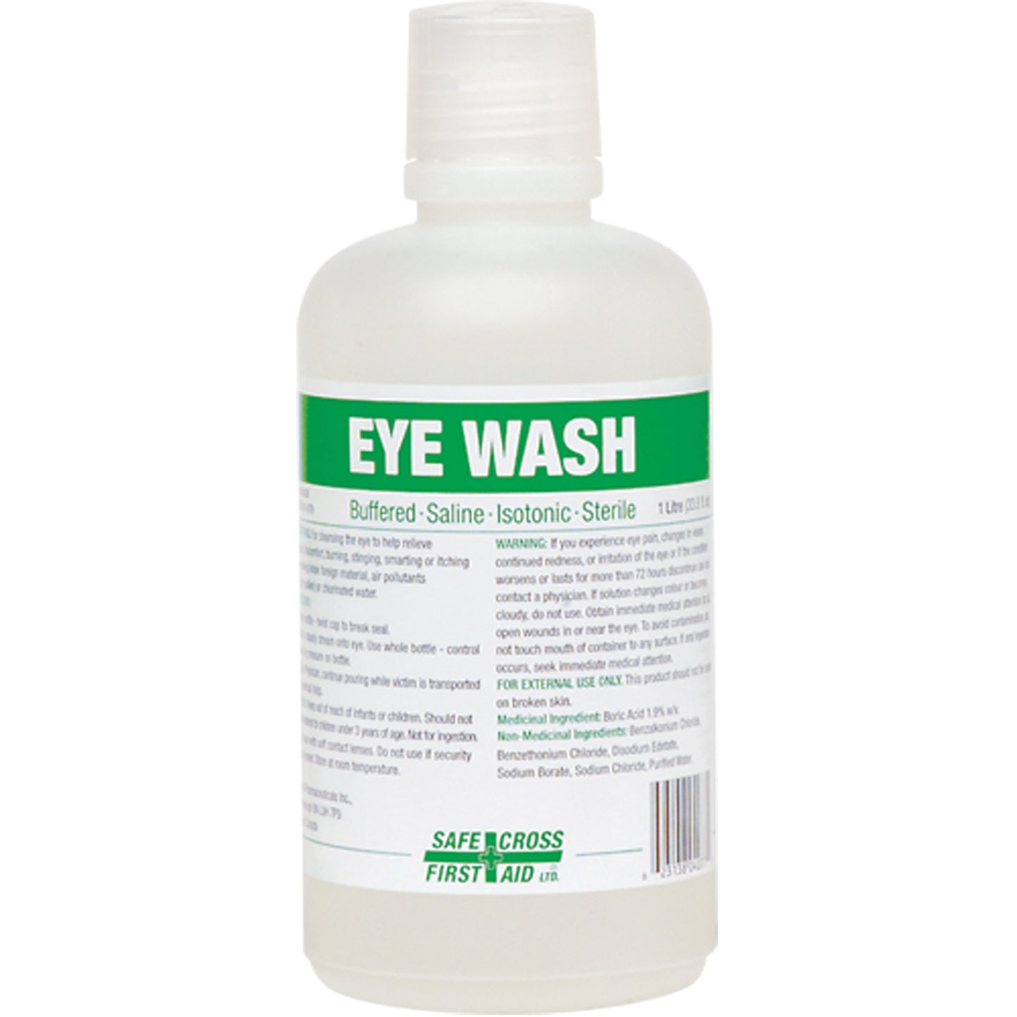  Eyewash Solution, Full Bottle, 1000 ml