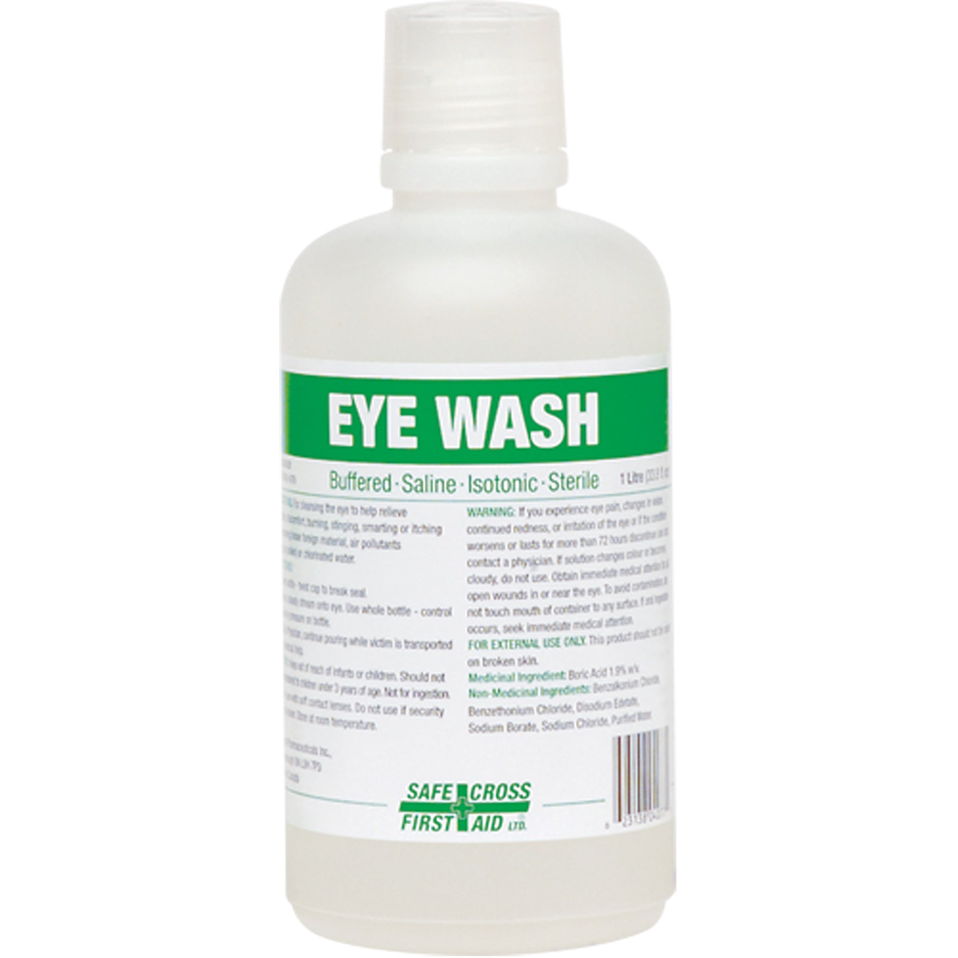  Eyewash Solution, Full Bottle, 1000 ml