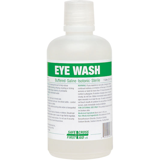  Eyewash Solution, Full Bottle, 1000 ml