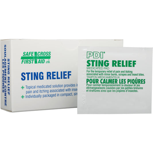 Safecross After Bite® Sting Relief Swabs