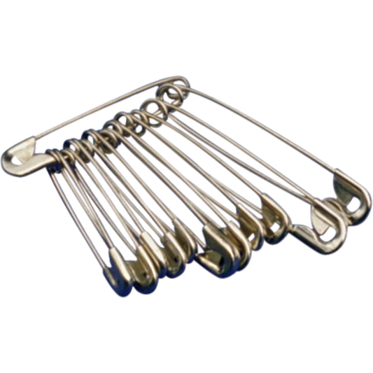 Protective Industrial Products Safety Pins, Assorted Sizes
