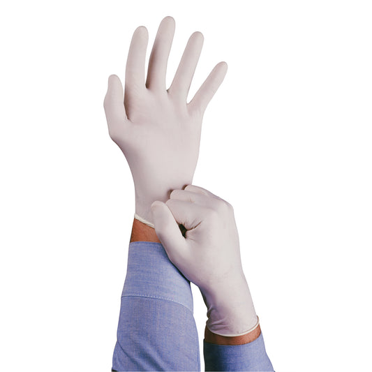 Ansell TouchNTuff® 69-210 Gloves, Medium, Latex, 5-mil, Powder-Free, Natural