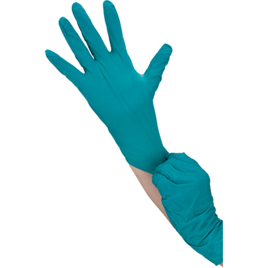 Ansell TouchNTuff® Gloves, Large, Nitrile, 5-mil, Powdered, Green