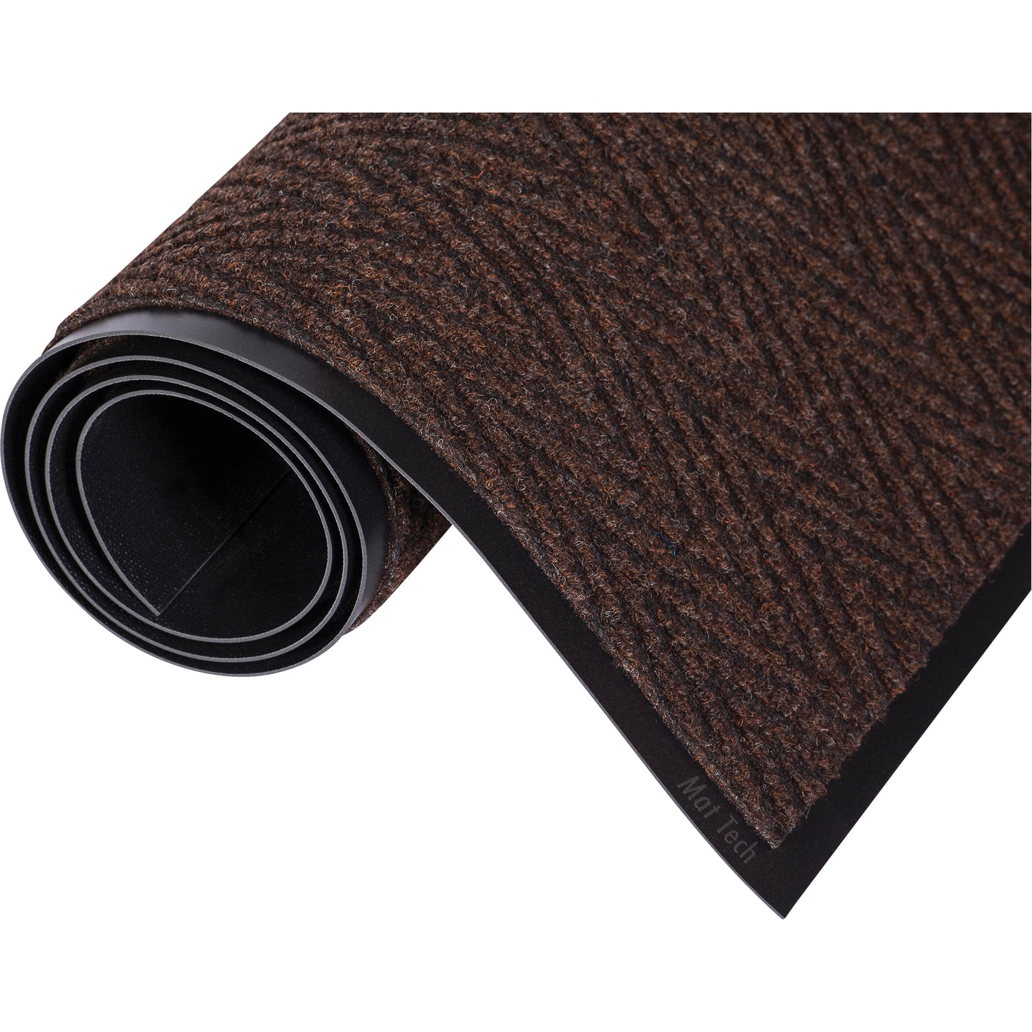 Mat Tech Chevron™ Matting, Wiper/Scraper, 6' x 15' x 5/16", Brown