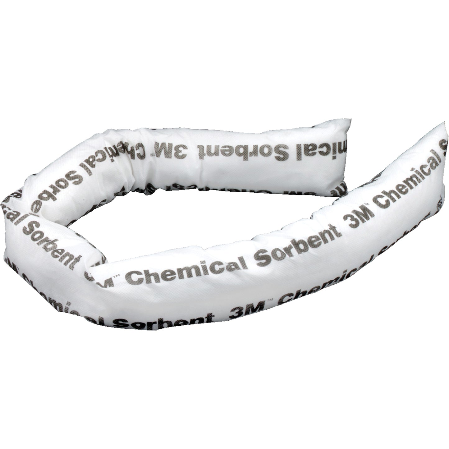 3M Chemical Sorbent Mini-Boom, Chemical, 4' L x 3" W, 12 gal. Absorbancy, 12 /Pack