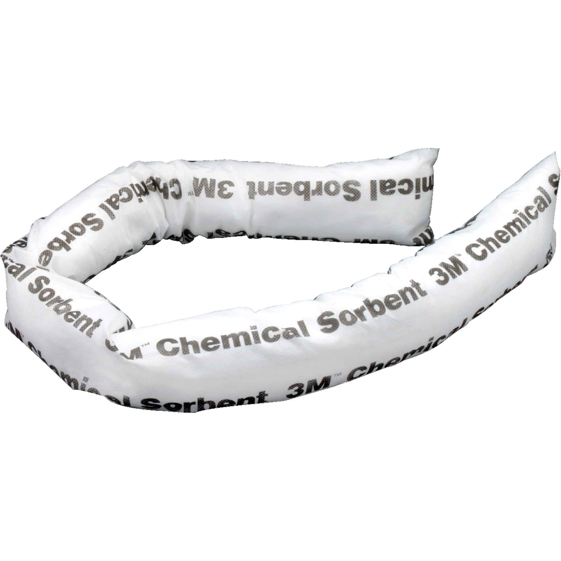 3M Chemical Sorbent Mini-Boom, Chemical, 4' L x 3" W, 12 gal. Absorbancy, 12 /Pack