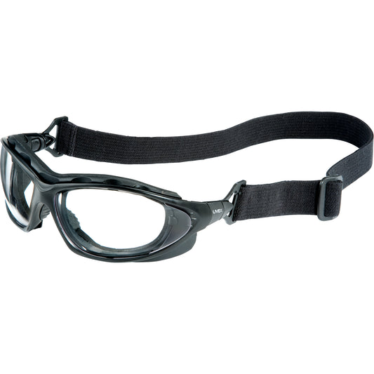 Honeywell Uvex® Seismic® Safety Goggles, Clear Lens, Anti-Scratch, Closed Vent
