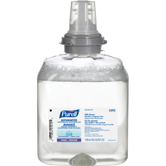 TFX™ Advanced Moisturizing Foam Hand Sanitizer, 1200 ml, Cartridge Refill, 70% Alcohol