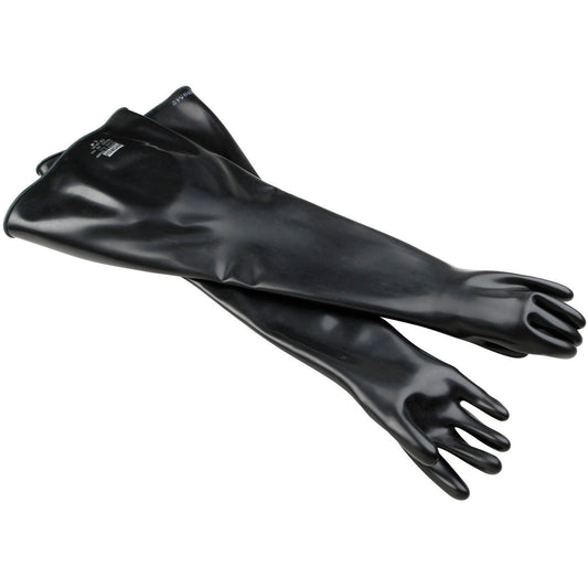 Honeywell Ambidextrous Glove, Size X-Large/10, 32" L, Butyl Rubber, 30-mil
