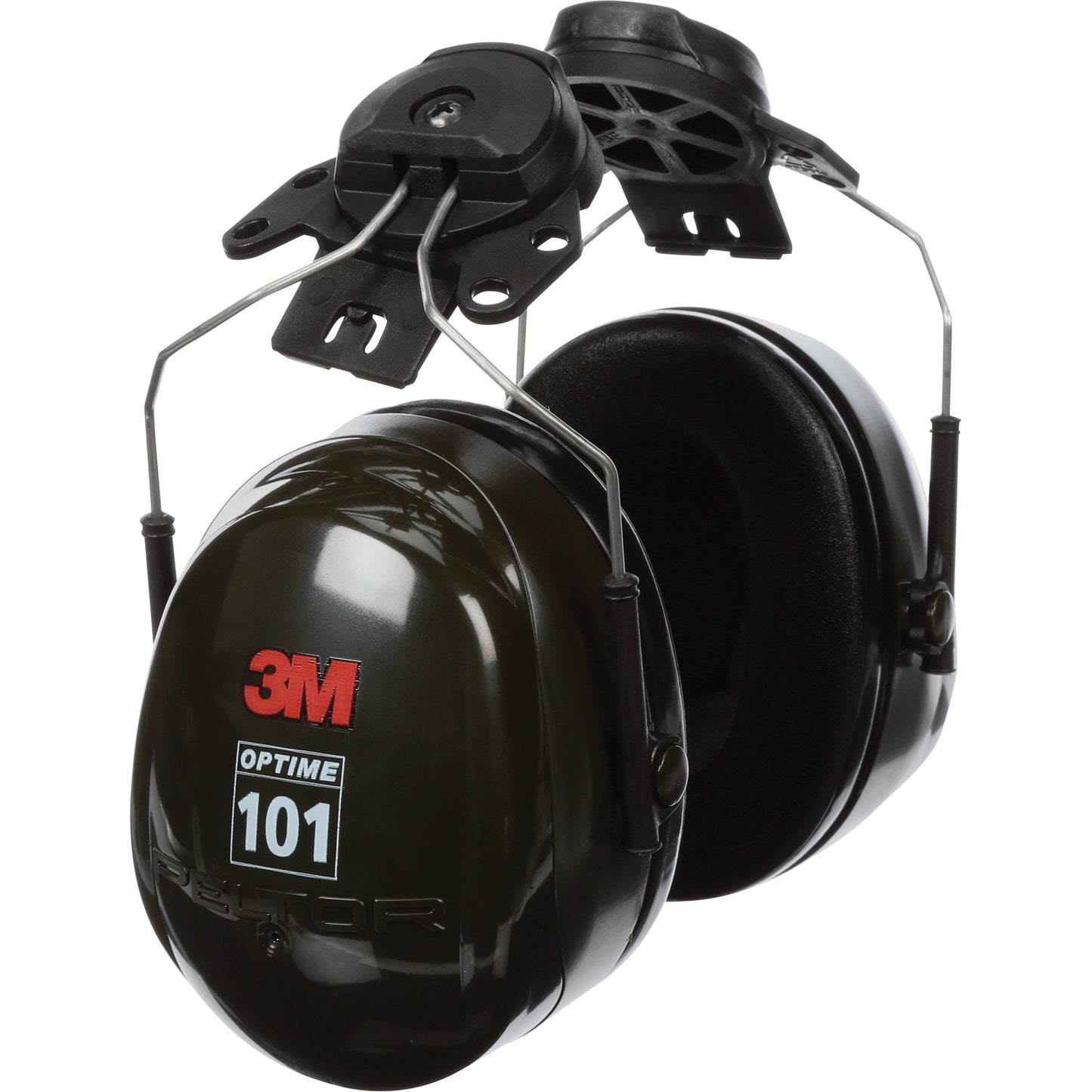 3M Peltor™ Optime™ 101 Series Earmuffs, Cap Mount, 24 NRR dB