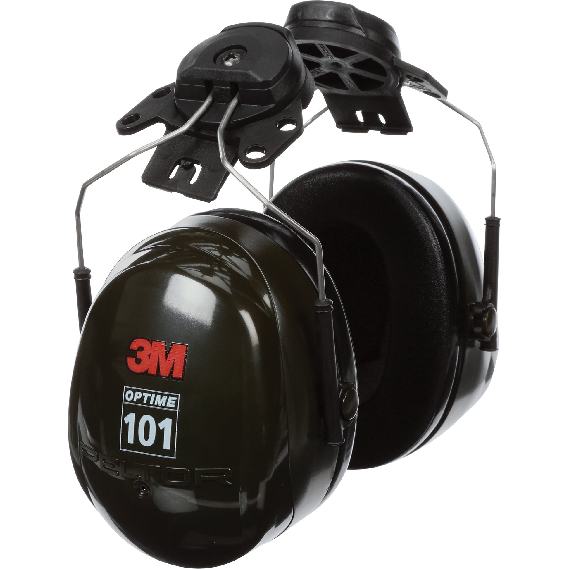 3M Peltor™ Optime™ 101 Series Earmuffs, Cap Mount, 24 NRR dB