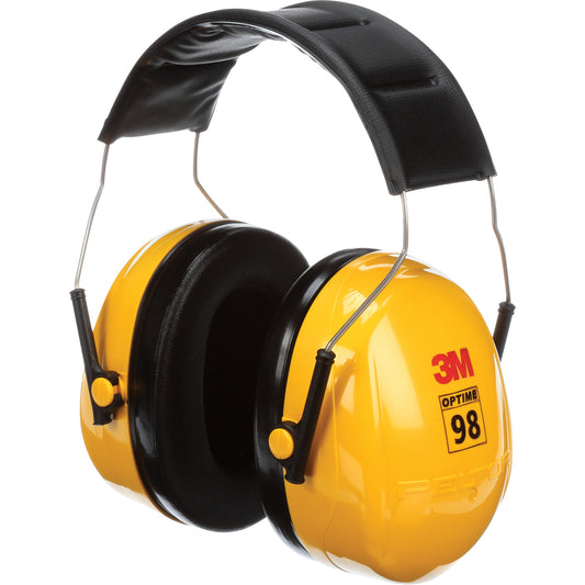 3M Peltor™ Optime™ 98 Series Earmuffs, Headband, 25 NRR dB