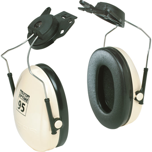 3M Peltor™ Optime™ 95 Series Earmuffs, Cap Mount, 21 NRR dB