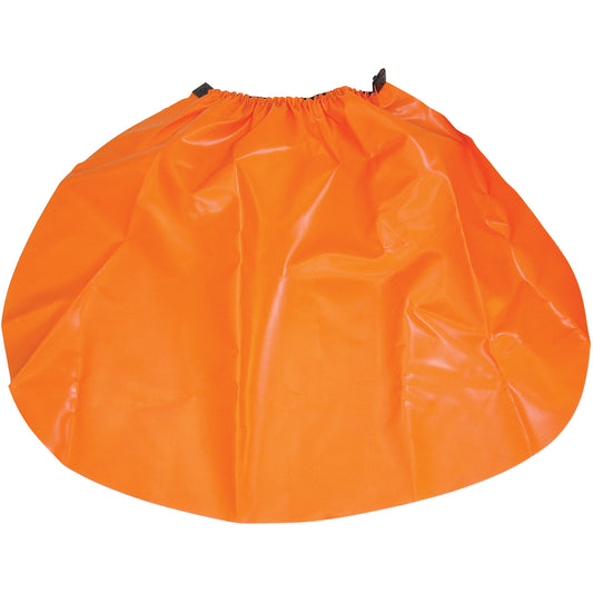 3M Hard Hat Rain Shield, One Size, Orange, Nylon/PVC